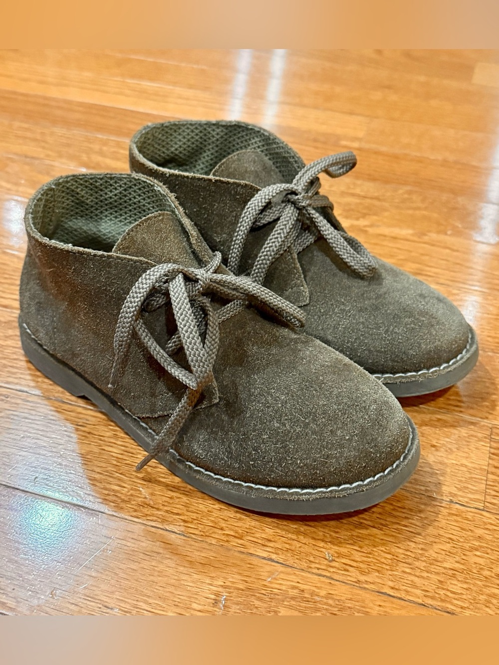 J.Crew Crewcuts Boys 2 Kids Suede MacAlister Boots Chukka Desert Shoes Preppy
